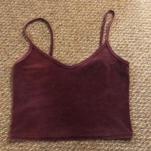 Velvet purple forever 21 tank top